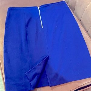 Cobalt Pencil Skirt